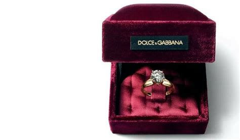 dolce and gabbana engagement rings